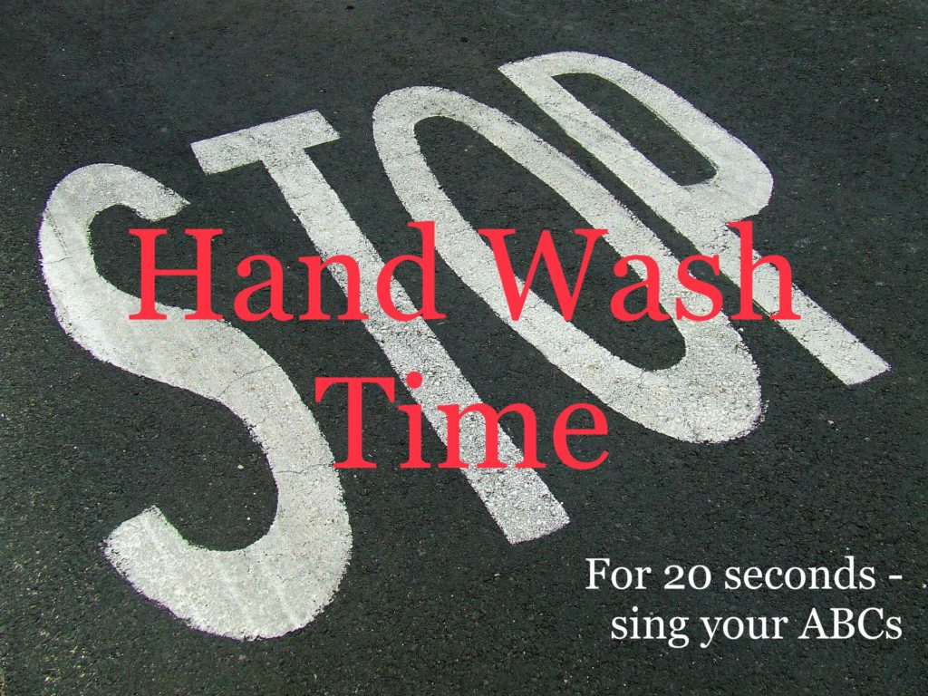 Stop - Hand Wash Time