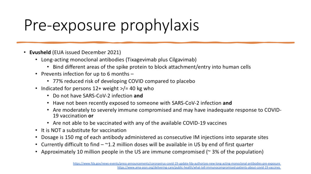 pre-exposure prophylaxis